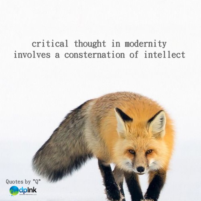 critical thought in modernity